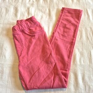 Jumping Beans girls size 8 pink pull on jeggings pants, NWT